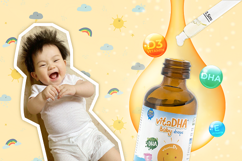 DHA dạng giọt VitaDHA Baby Drops 30ml cho trẻ sơ sinh và trẻ nhỏ