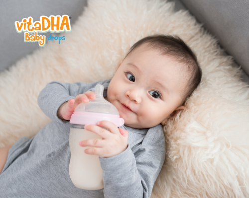 Bé sơ sinh bổ sung cho DHA vào sữa được không?
