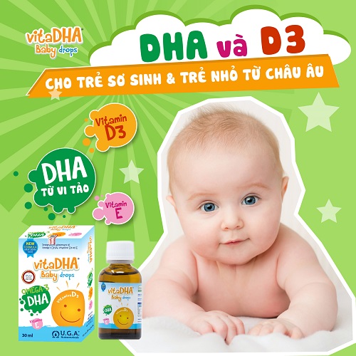 Sản phẩm vitamin D3 an toàn cho trẻ sơ sinh 2024